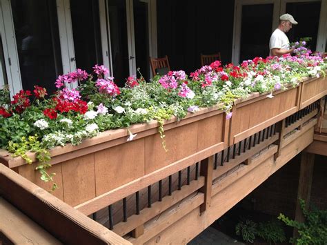 flower boxes for balcony railing